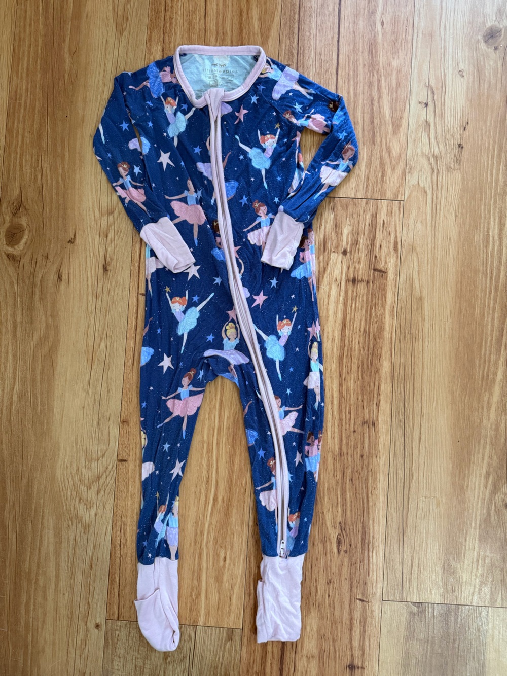 Little sleepies girly ballerina zippy 18-24 months